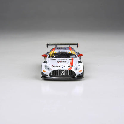 Para64 1/64 2024 Mercedes-AMG GT3 Macau FIA Gt World Cup GruppeM Racing #130 PI White & Grey - PA-56362