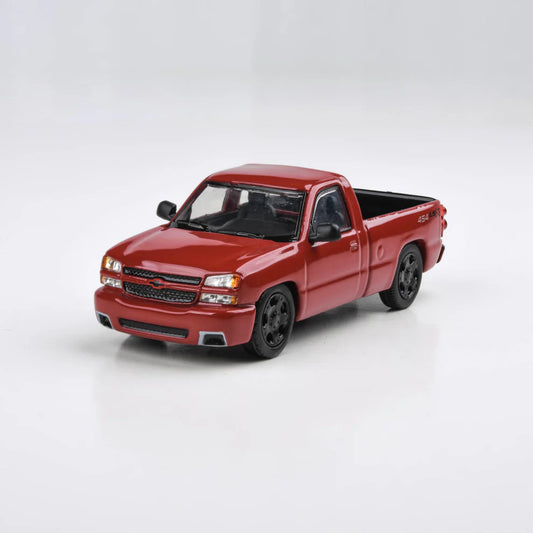Para64 1/64 2006 Chevrolet Silverado Single Cab Victory Red