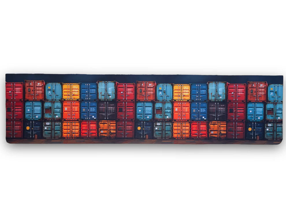 TurboPads 1/64 Wall Containers Mat Diorama (Background Only)