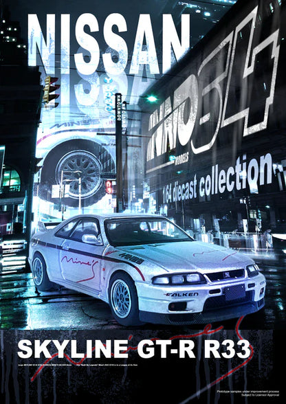Inno64 1/64 Nissan Skyline GT-R N1 (R33) Tuned By Mine's Silver