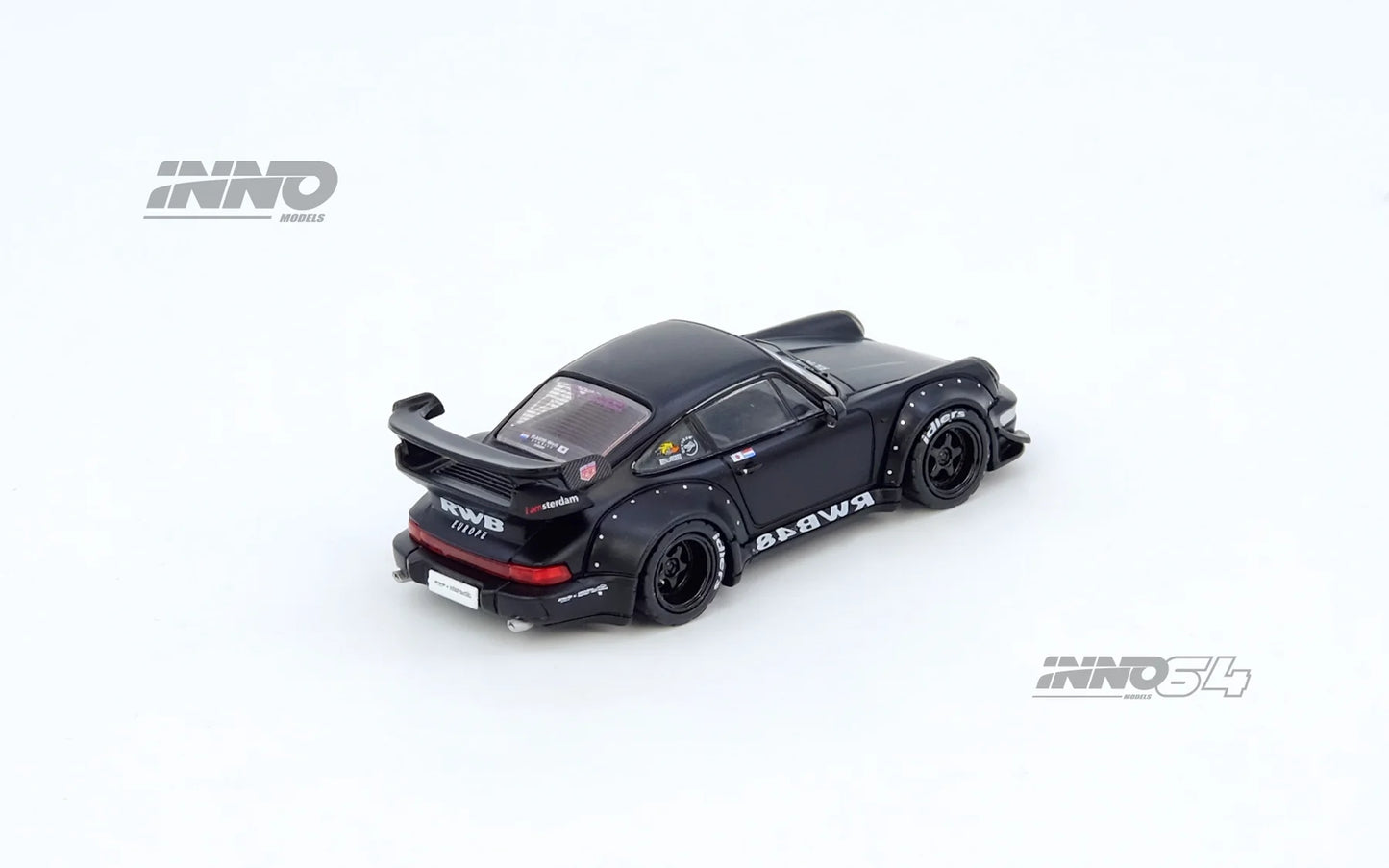 Inno64 1/64 RWB 964 Black Matt - IN64-RWB964-BM