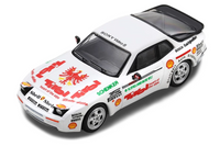 1/64 Tiny X Sparkmodel Shell Porsche 944 #2 / Adler Von Tirol Set ( Upright Headlights) Orange / White