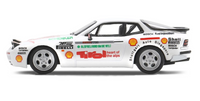 1/64 Tiny X Sparkmodel Shell Porsche 944 #2 / Adler Von Tirol Set ( Upright Headlights) Orange / White