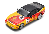 1/64 Tiny X Sparkmodel Shell Porsche 944 #2 / Adler Von Tirol Set ( Upright Headlights) Orange / White