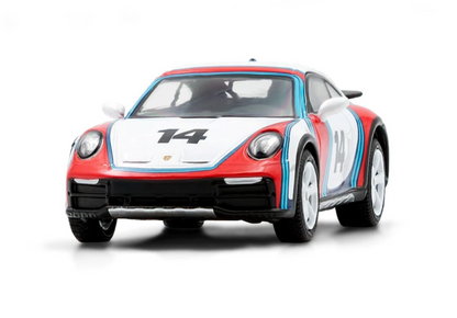 Tiny X Sparkmodel 1/64 Porsche 911 Dakar (992) Martini Rally 1978 Tiny Exclusive n14 White & Red - YO64049