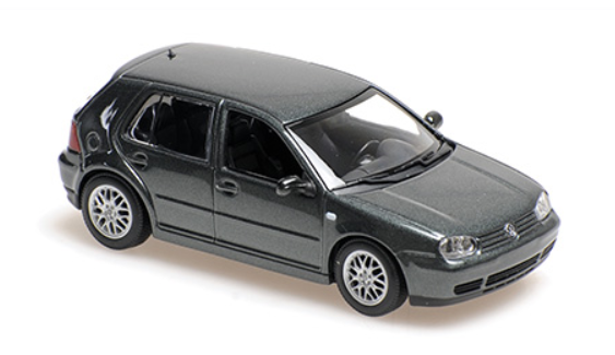 Minichamps 1/43 Volkswagen Golf IV 1999 Grey Metallic - 940 056060