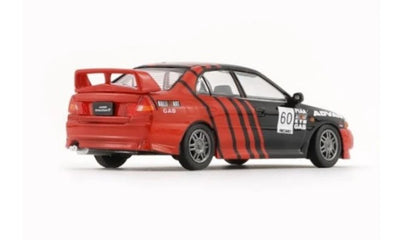 BM Creations 1/64 Mitsubishi Lancer Evolution IV -Advan (RHD) Red & Black