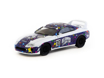 Tarmac Works 1/64 Toyota Supra Billionaire Boys Club - HOBBY64 Blue & White - T64-011-BBC