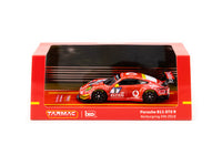 Tarmac Works X iXO Models 1/64 Porsche 911 GT3 R Nürburgring 24h 2018 #2 - HOBBY64 Red