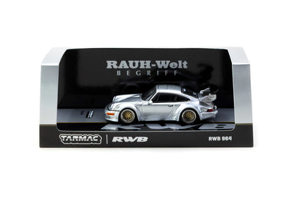 Tarmac Works 1/64 RWB 964 Silver - HOBBY64 - T64-037-SL