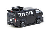 Tarmac Works 1/64 Toyota Hiace Widebody TOYOTA - HOBBY64 Black