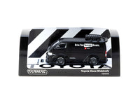 Tarmac Works 1/64 Toyota Hiace Widebody TOYOTA - HOBBY64 Black