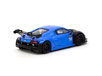 Tarmac Works 1/64 Audi R8 LMS GT3 evo II Tarmac Works 10th Anniversary - HOBBY64 Blue - T64-043-10TH