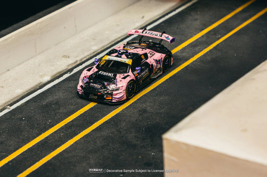 Tarmac Works 1/64 Audi R8 LMS GT3 evo II Macau GT Cup - FIA GT World Cup 2024 #10 with Tarmac Cards Combo Set Pink & Black - HOBBY64 - T64-043-24MGP10