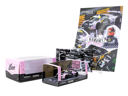 Tarmac Works 1/64 Audi R8 LMS GT3 evo II Macau GT Cup - FIA GT World Cup 2024 #10 with Tarmac Cards Combo Set Pink & Black - HOBBY64 - T64-043-24MGP10