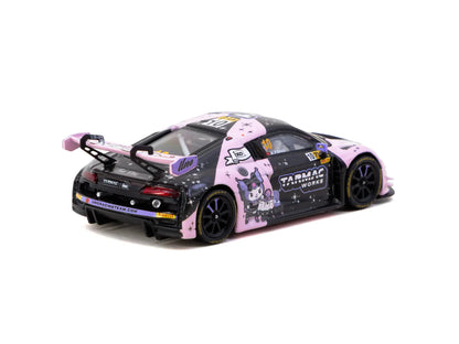 Tarmac Works 1/64 Audi R8 LMS GT3 evo II Macau GT Cup - FIA GT World Cup 2024 #10 with Tarmac Cards Combo Set Pink & Black - HOBBY64 - T64-043-24MGP10