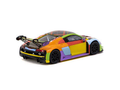 Tarmac Works 1/64 Audi R8 LMS GT3 evo II Sean Wotherspoon Special Edition - HOBBY64 Red & Yellow - T64-043-SEAN
