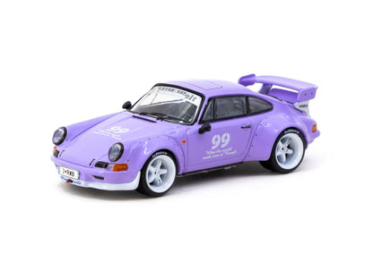 Tarmac Works 1/64 RWB Backdate Violetta idlers 12 hours 2016 - HOBBY64 Purple