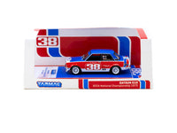 Tarmac Works 1/64 Datsun 510 SCCA National Championship 1973 #38 - HOBBY64 Blue & Red