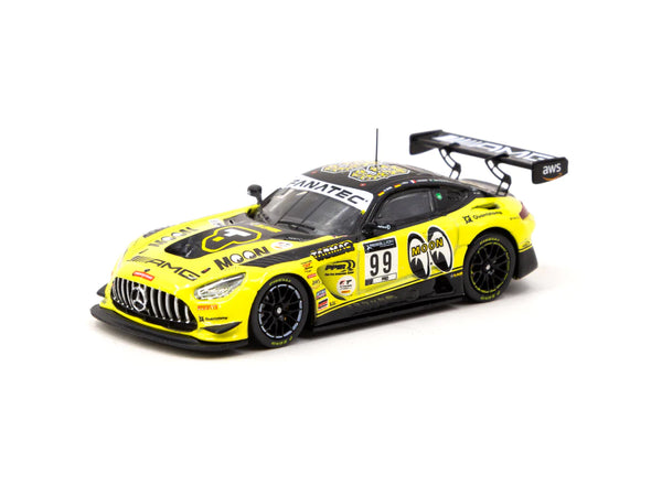 Tarmac Works 1/64 Mercedes-AMG GT3 Indianapolis 8 Hour 2021 #99 - HOBBY64 Mooneye Yellows