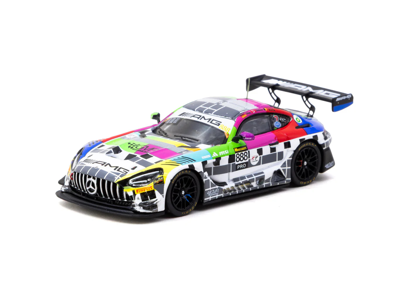 Tarmac Works 1/64 Mercedes-AMG GT3 Bathurst 12h 2025 GruppeM Racing Maro Engel / Mikaël Grenier / Maxime Martin White - HOBBY64 - T64-062-25BH888