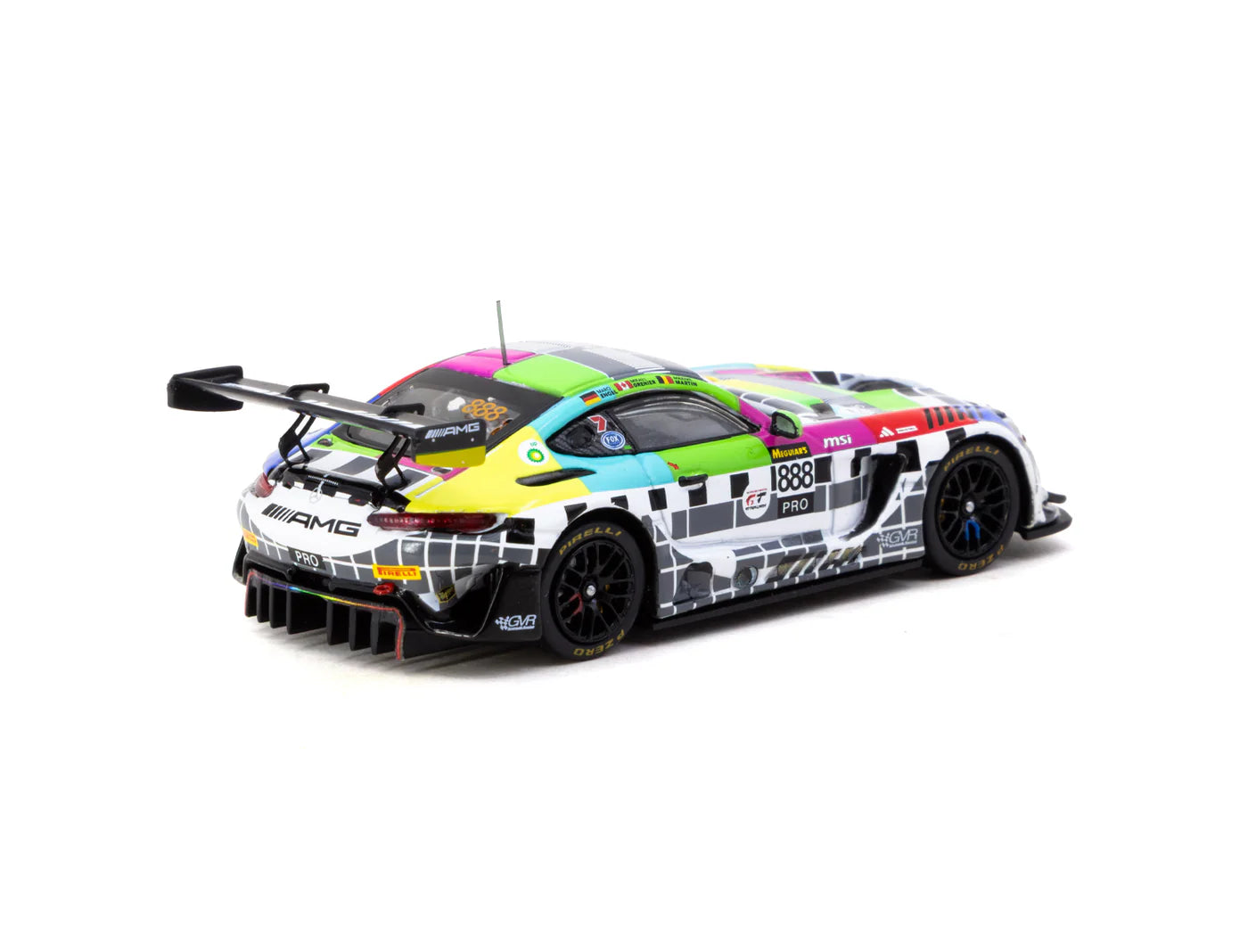 Tarmac Works 1/64 Mercedes-AMG GT3 Bathurst 12h 2025 GruppeM Racing Maro Engel / Mikaël Grenier / Maxime Martin White - HOBBY64 - T64-062-25BH888