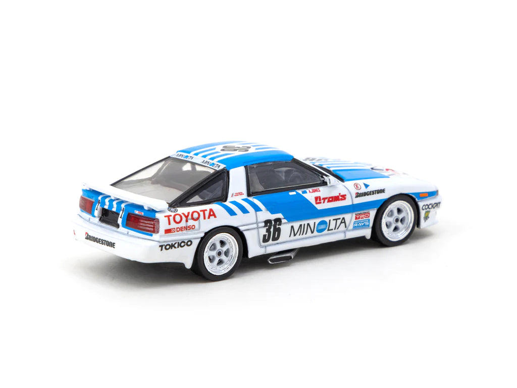 Tarmac Works hobby64 1/64 Toyota Supra Macau Guia Race 1987 #36 White & Blue