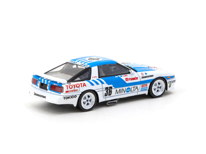 Tarmac Works hobby64 1/64 Toyota Supra Macau Guia Race 1987 #36 White & Blue