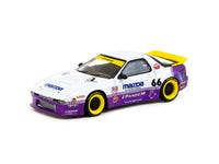 Tarmac Works 1/64 Pandem Mazda RX-7 FC3S White / purple - HOBBY64