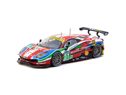 Tarmac Works x iXO Models 1/64 Ferrari 488 GTE 24h of Le Mans 2016 #51 Red - HOBBY64 - T64-071-16WEC51