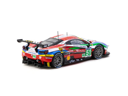 Tarmac Works x iXO Models 1/64 Ferrari 488 GTE 24h of Le Mans 2016 #51 Red - HOBBY64 - T64-071-16WEC51