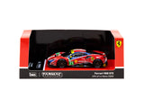 Tarmac Works X iXO Models 1/64 Ferrari 488 GTE 24h of Le Mans 2020 #71 - HOBBY64 Red