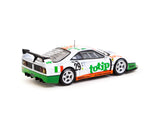 Tarmac Works X iXO Models 1/64 Ferrari F40 LM 24h of Le Mans 1994 #29  Totip- Hobby64 White & Green