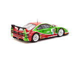 Tarmac Works x iXO Models 1/64 Ferrari F40 24h of Le Mans 1995 #40 - HOBBY64 Red & Green