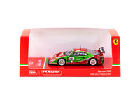 Tarmac Works x iXO Models 1/64 Ferrari F40 24h of Le Mans 1995 #40 - HOBBY64 Red & Green