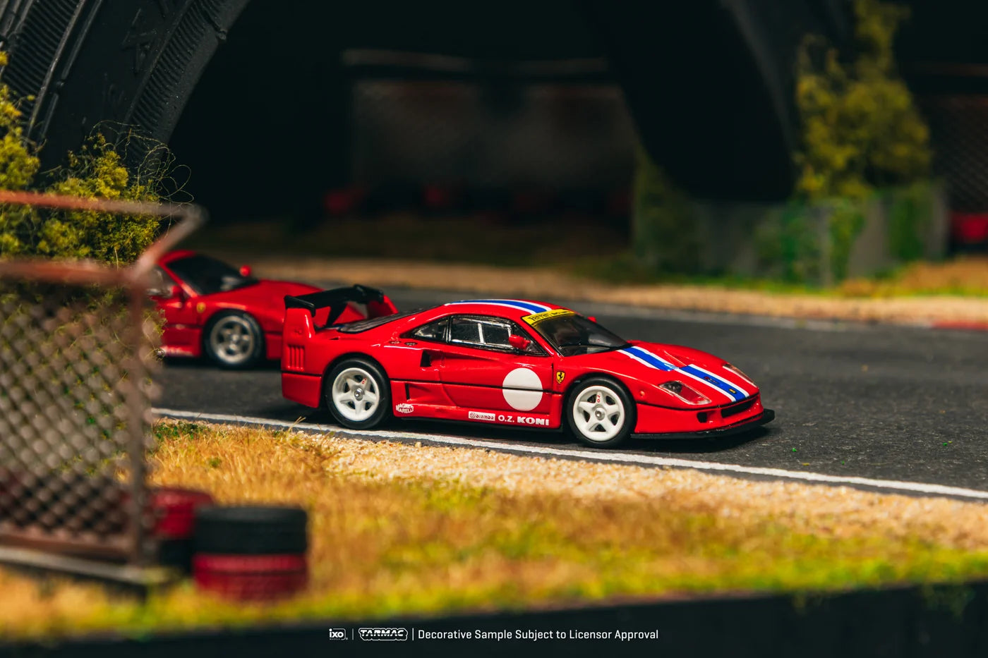 Tarmac Works x iXO Models 1/64 Ferrari F40 LM Red HOBBY64 Red - T64-075-RE2