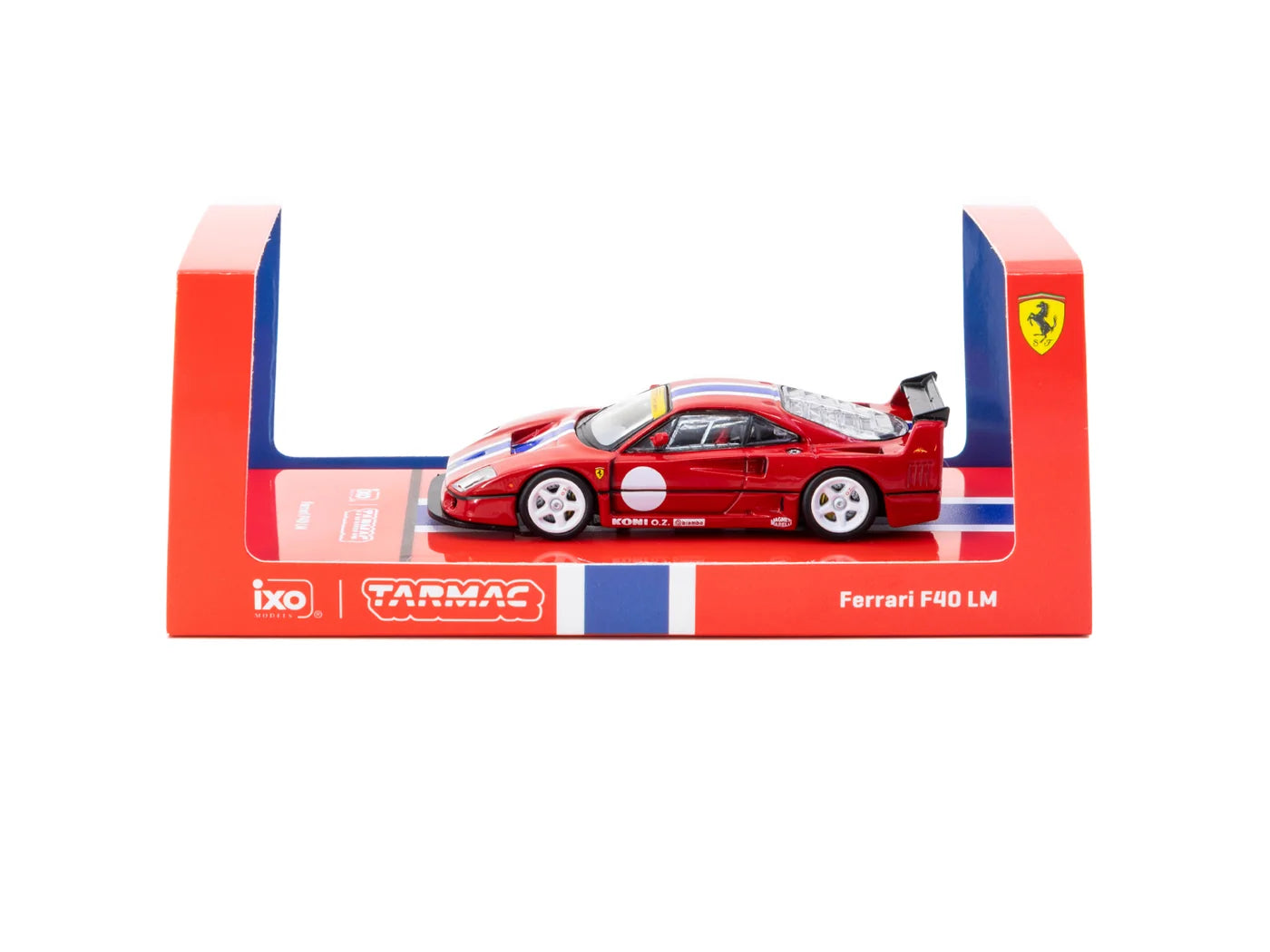 Tarmac Works x iXO Models 1/64 Ferrari F40 LM Red HOBBY64 Red - T64-075-RE2