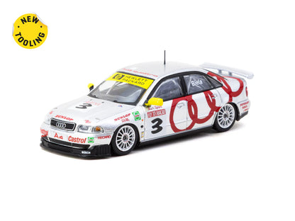 Tarmac Works 1/64 Audi A4 Quattro Macau Guia Race 1996 Winner #3 Silver - HOBBY64 - T64-077-96MGP03