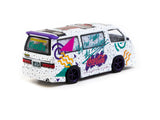 Tarmac Works 1/64 Toyota Hiace Wagon Custom Coca-Cola Delivery Van - HOBBY64 White