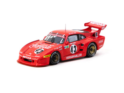 Tarmac Works X iXO Models 1/64 Porsche 935 K3 24h of Le Mans 1981 n43 Coca-Cola - HOBBY64 Red - T64-079-81LM43