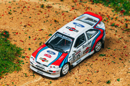 Tarmac Works 1/64 Ford Escort RS Cosworth WRC Rallye Sanremo 1994 #15 - HOBBY64 - T64-081-94RS15
