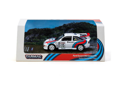 Tarmac Works 1/64 Ford Escort RS Cosworth WRC Rallye Sanremo 1994 #15 - HOBBY64 - T64-081-94RS15