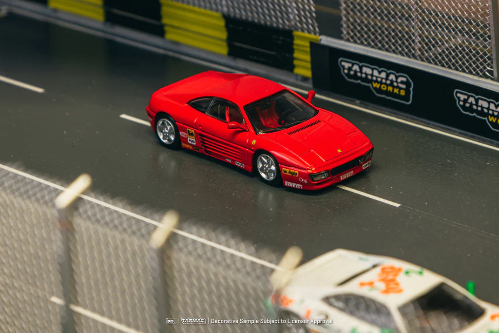 Tarmac Works 1/64 Ferrari 348 Challenge Presentation - HOBBY64 Red