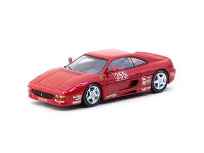 Tarmac Works x iXO Models 1/64 Ferrari F355 Challenge Presentation - HOBBY64 Red - T64-083-PRE