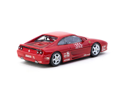 Tarmac Works x iXO Models 1/64 Ferrari F355 Challenge Presentation - HOBBY64 Red - T64-083-PRE