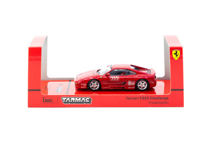 Tarmac Works x iXO Models 1/64 Ferrari F355 Challenge Presentation - HOBBY64 Red - T64-083-PRE