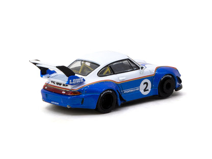 Tarmac Works 1/64 RWB 993 Liberty Walk with Container Packaging White & Blue - HOBBY64 - T64-TL017-LBWK2
