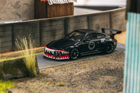 Tarmac Works 1/64 Old & New Porsche 997 Matte Black - HOBBY64