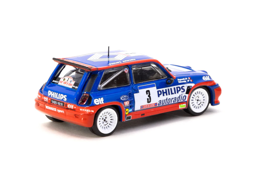 Tarmac Works 1/64 Renault 5 MAXI Turbo Tour de Corse - Rallye de France 1985 #3 Winner - Hobby64