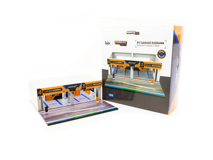 Tarmac Works 1/64  Pit Garage Diorama McLaren Formula 1 Team - PARTS64